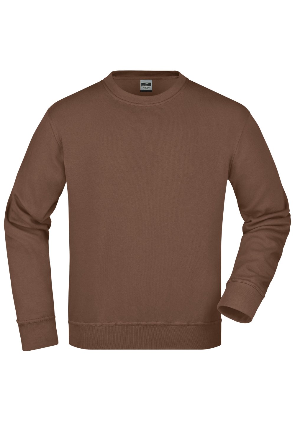 Daiber Workwear Sweatshirt in Brown – Vorderansicht