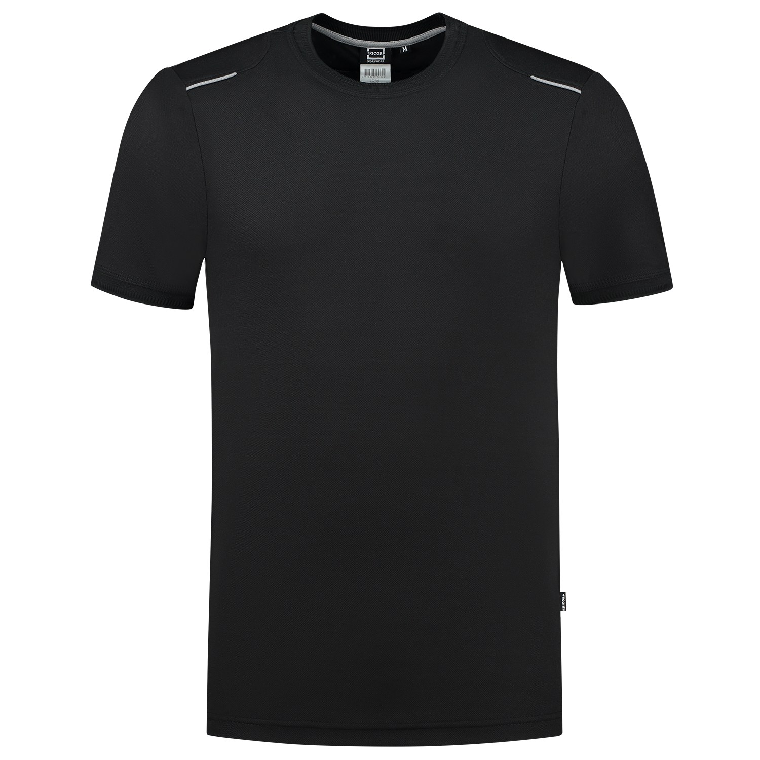 TRICORP T-Shirt Accent in Black-Grey – Vorderansicht