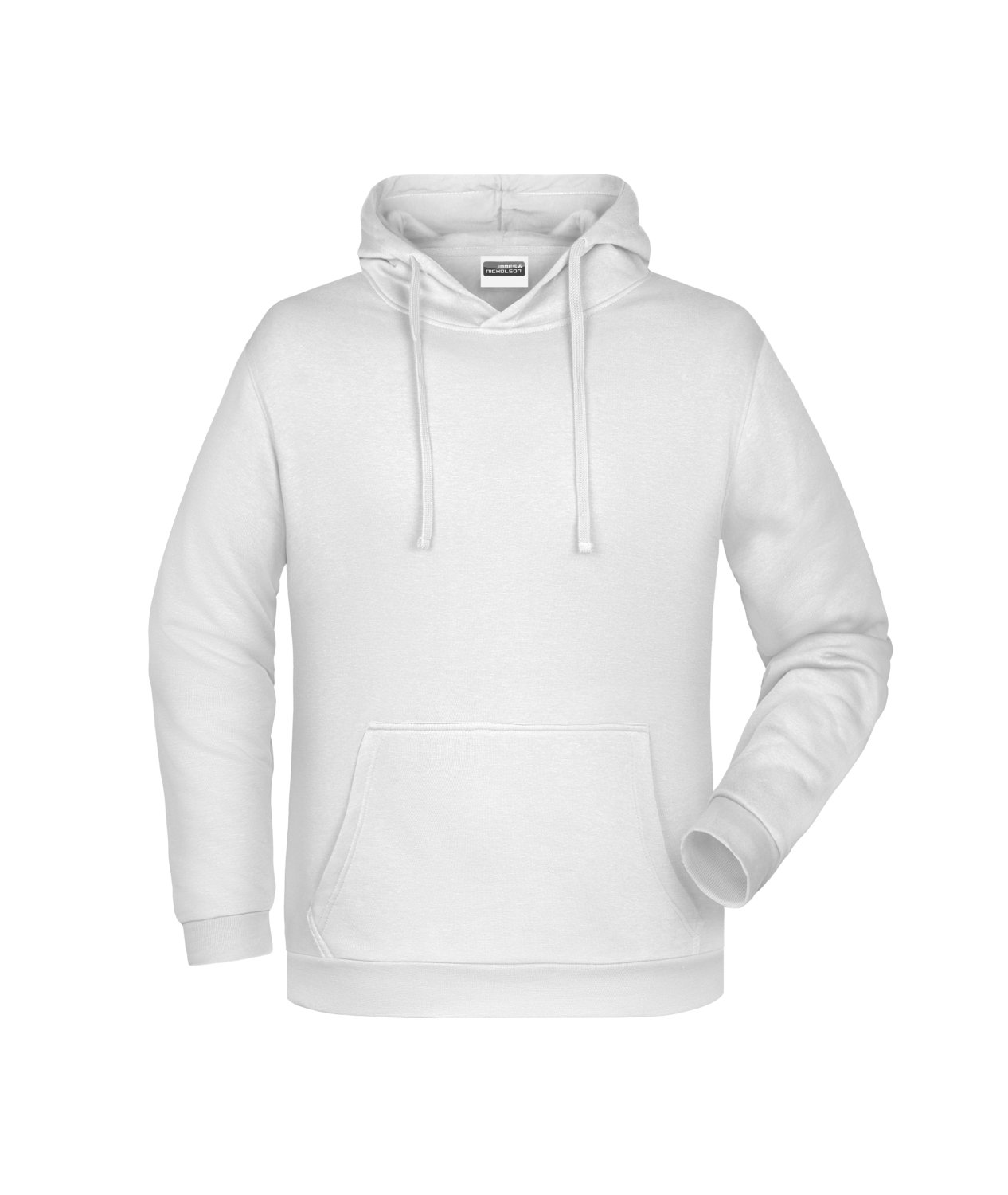 Daiber Men's Promo Hoody in White – Vorderansicht