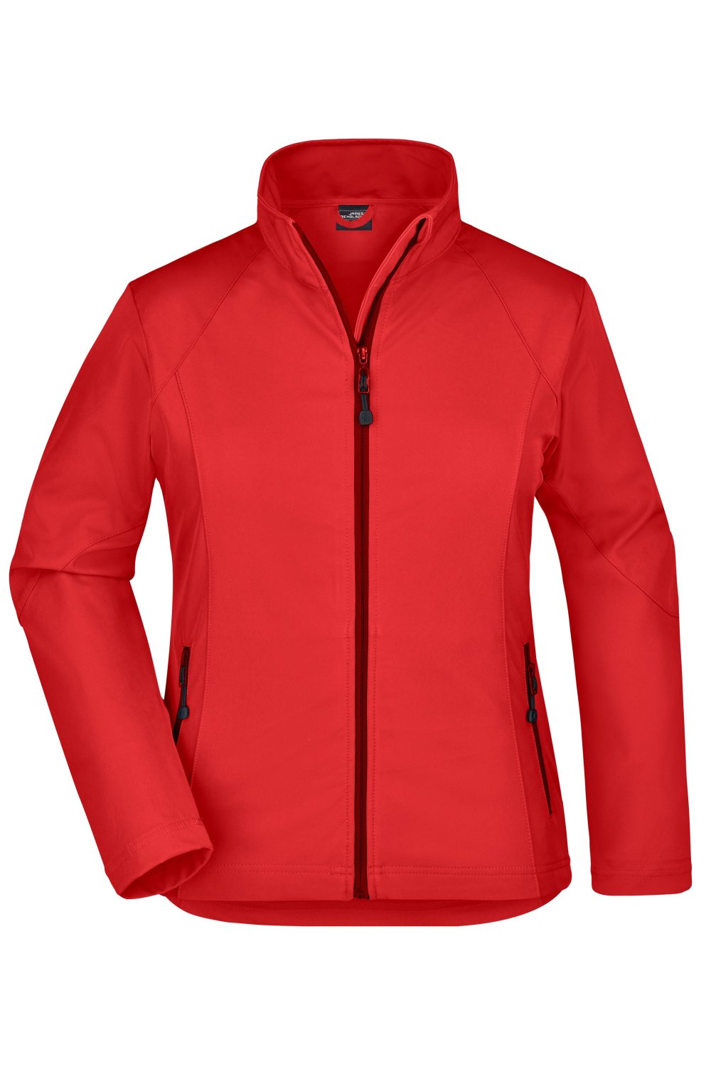 Daiber Ladies' Softshell Jacket in Red – Vorderansicht