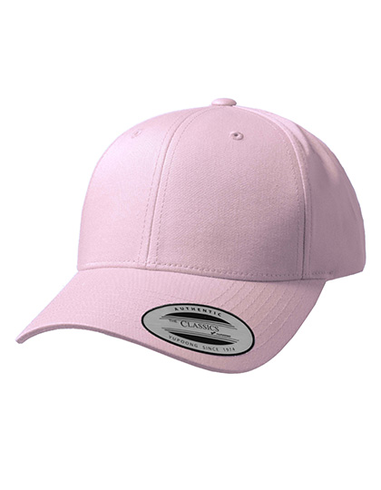 FLEXFIT Curved Classic Snapback in Pink – Vorderansicht