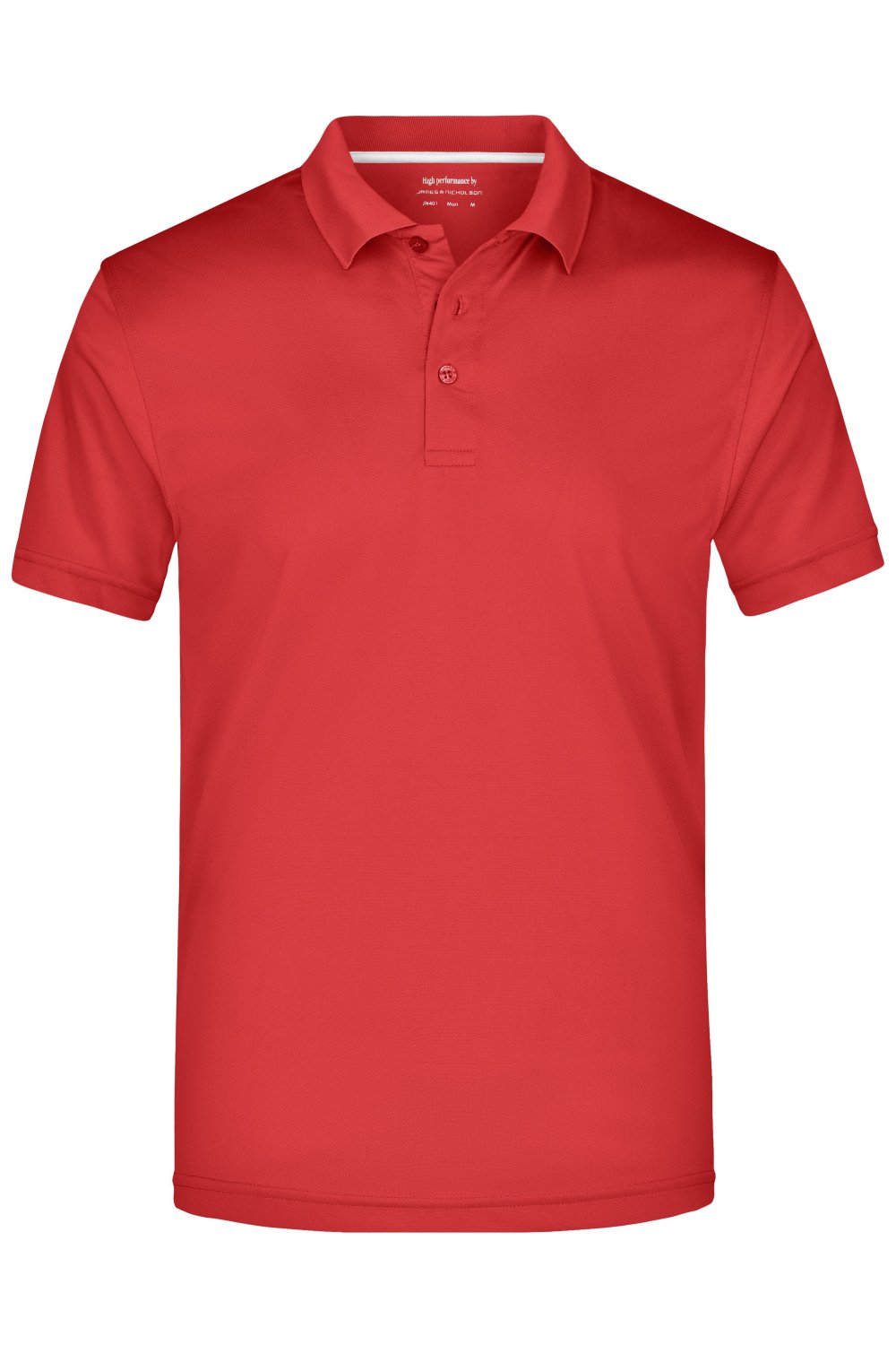 Daiber Men's Polo High Performance in Red – Vorderansicht