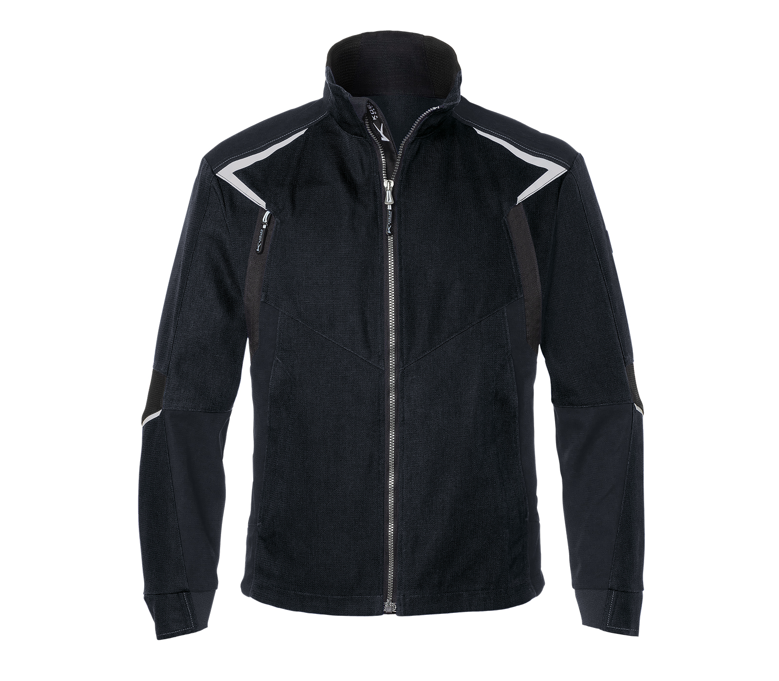 KÜBLER BODYFORCE Jacke in Schwarz – Vorderansicht