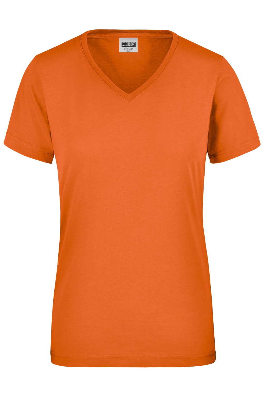 Daiber Ladies' Workwear T-Shirt in Orange – Vorderansicht