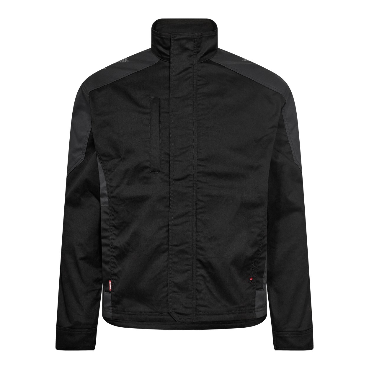 ENGEL Galaxy 1809-255 Arbeitsjacke mit 2-Wege-Stretch in Schwarz/Anthrazit Grau – Vorderansicht