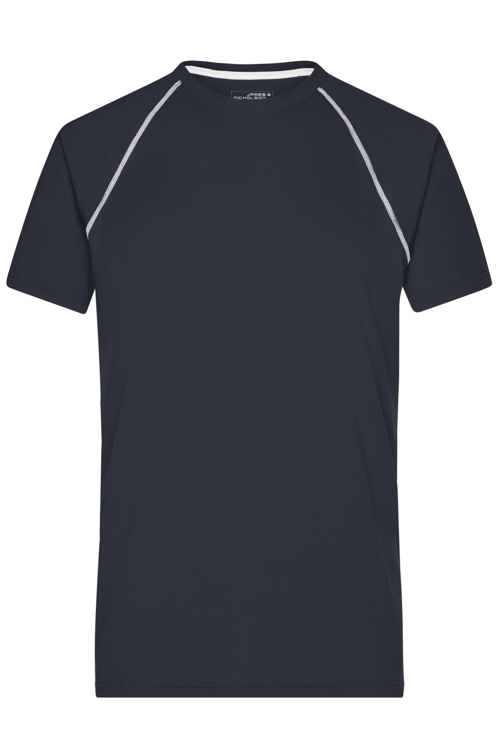 Daiber Men's Sports T-Shirt in Black/White – Vorderansicht