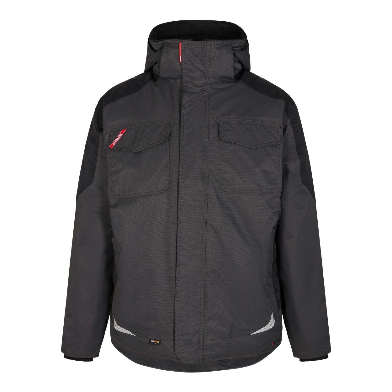 ENGEL Galaxy 1410-354 Winterjacke in Anthrazitgrau/Schwarz – Vorderansicht