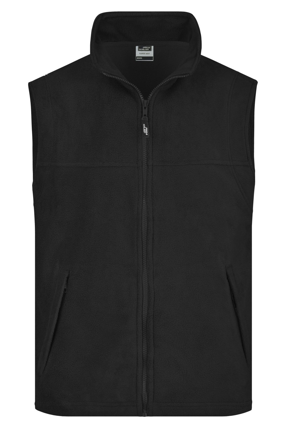 Daiber Fleece Vest in Black – Vorderansicht