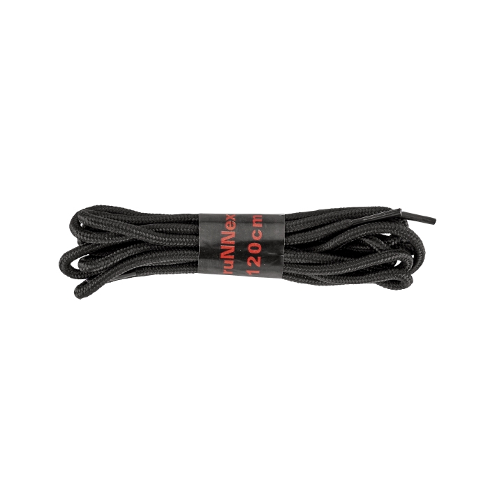 RUNNEX® Rundsenkel in Schwarz – Vorderansicht