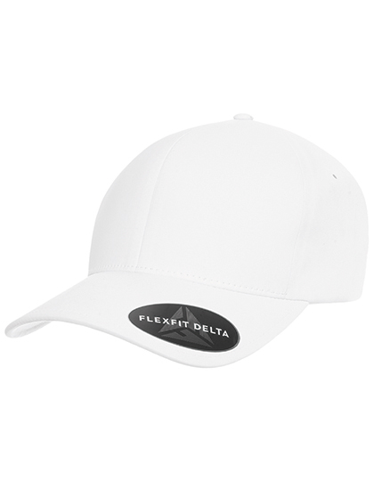 Flexfit Delta in White – Vorderansicht