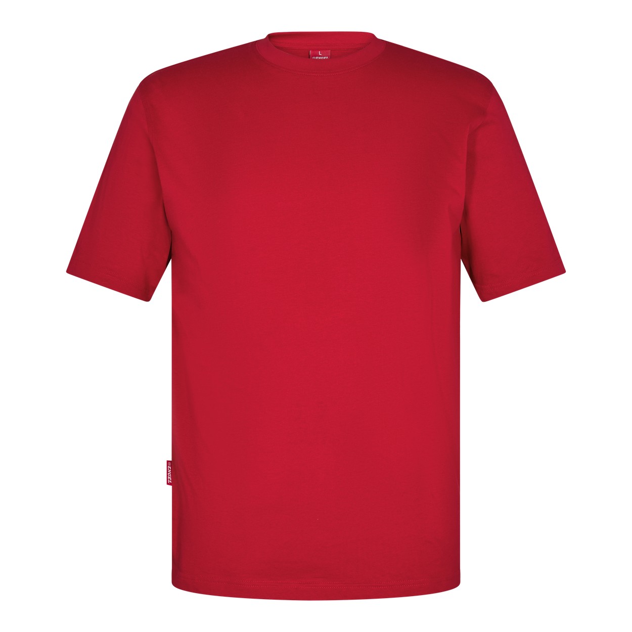 ENGEL Extend 9053-551 Baumwolle T-shirt in Tomato Red – Vorderansicht
