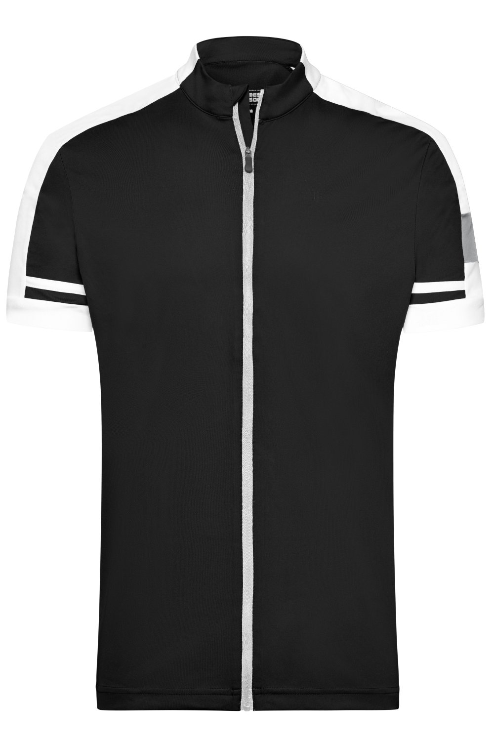Daiber Men's Bike-T Full-Zip in Black – Vorderansicht