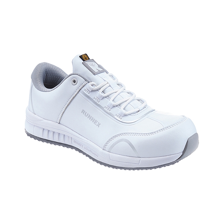 RUNNEX® S3S-ESD-Sicherheitshalbschuhe SportStar in Weiß – Vorderansicht
