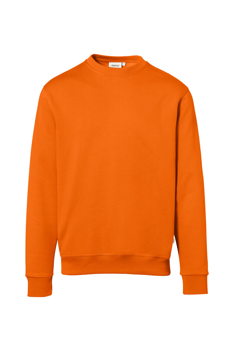 HAKRO 471 Sweatshirt Premium in Orange – Vorderansicht