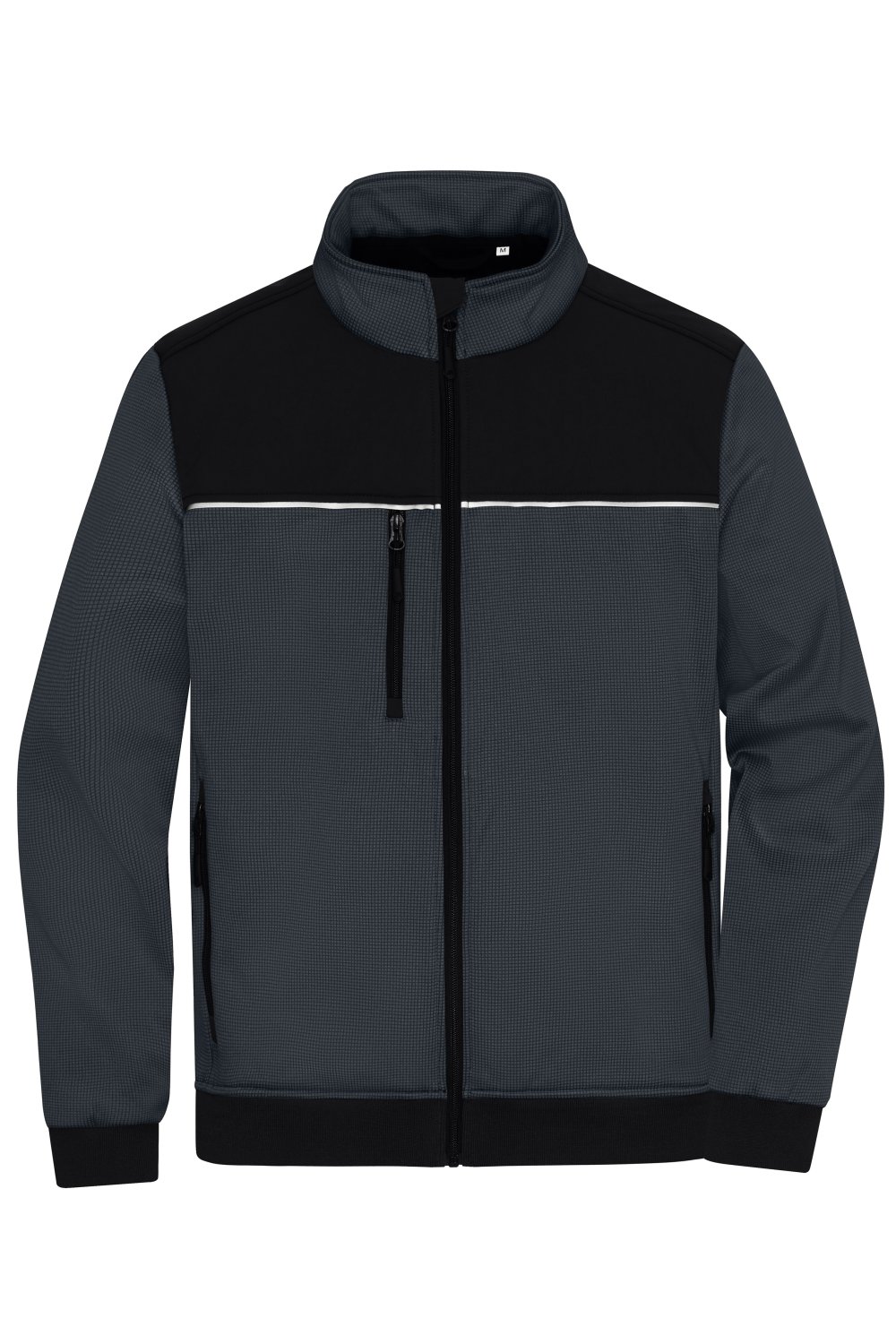 Daiber Hybrid Workwear Jacket in Carbon/Black – Vorderansicht