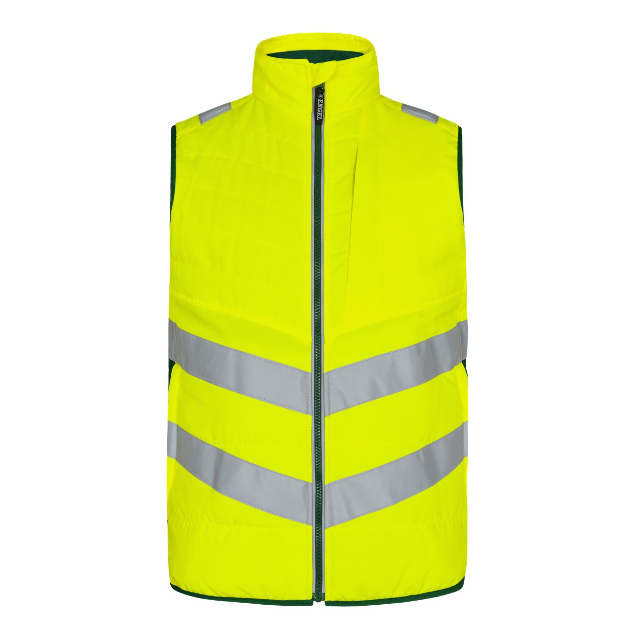 ENGEL Safety 5159-158 Stepp-Innenweste in Gelb/Grün – Vorderansicht