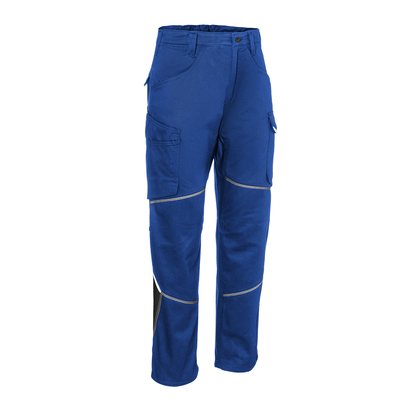 KÜBLER ICONIQ Damenhose in Kbl.blau/Schwarz – Vorderansicht