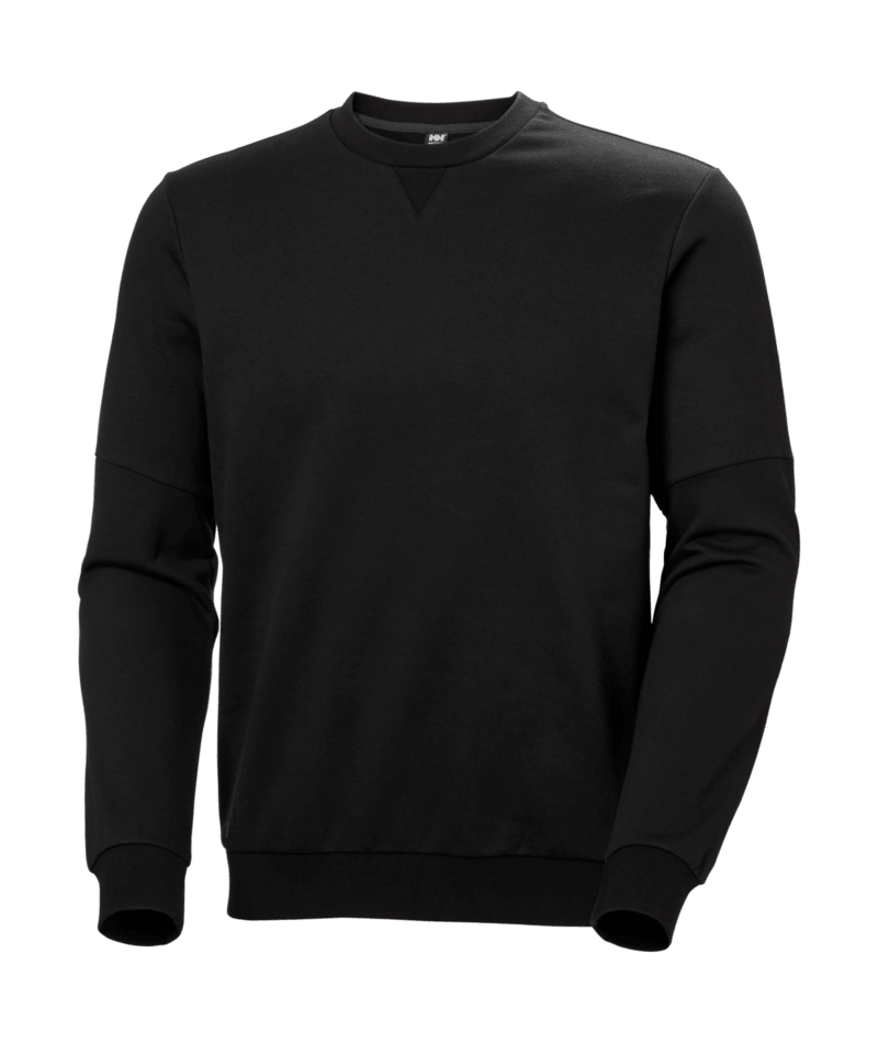 Helly Hansen Workwear EVO SWEATSHIRT in Schwarz – Vorderansicht