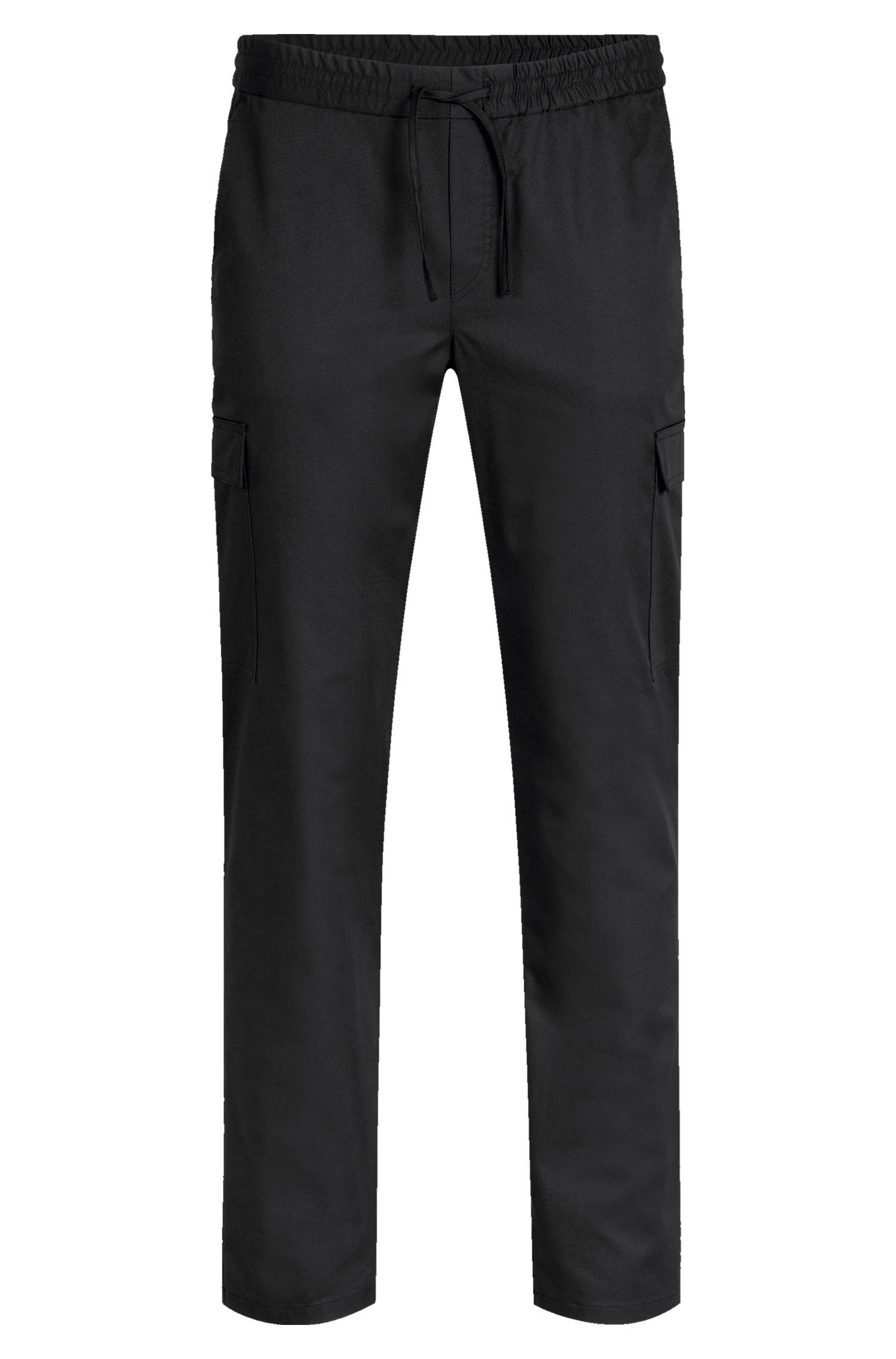 Greiff Herren-Cargohose RF Kitchen in Schwarz – Vorderansicht