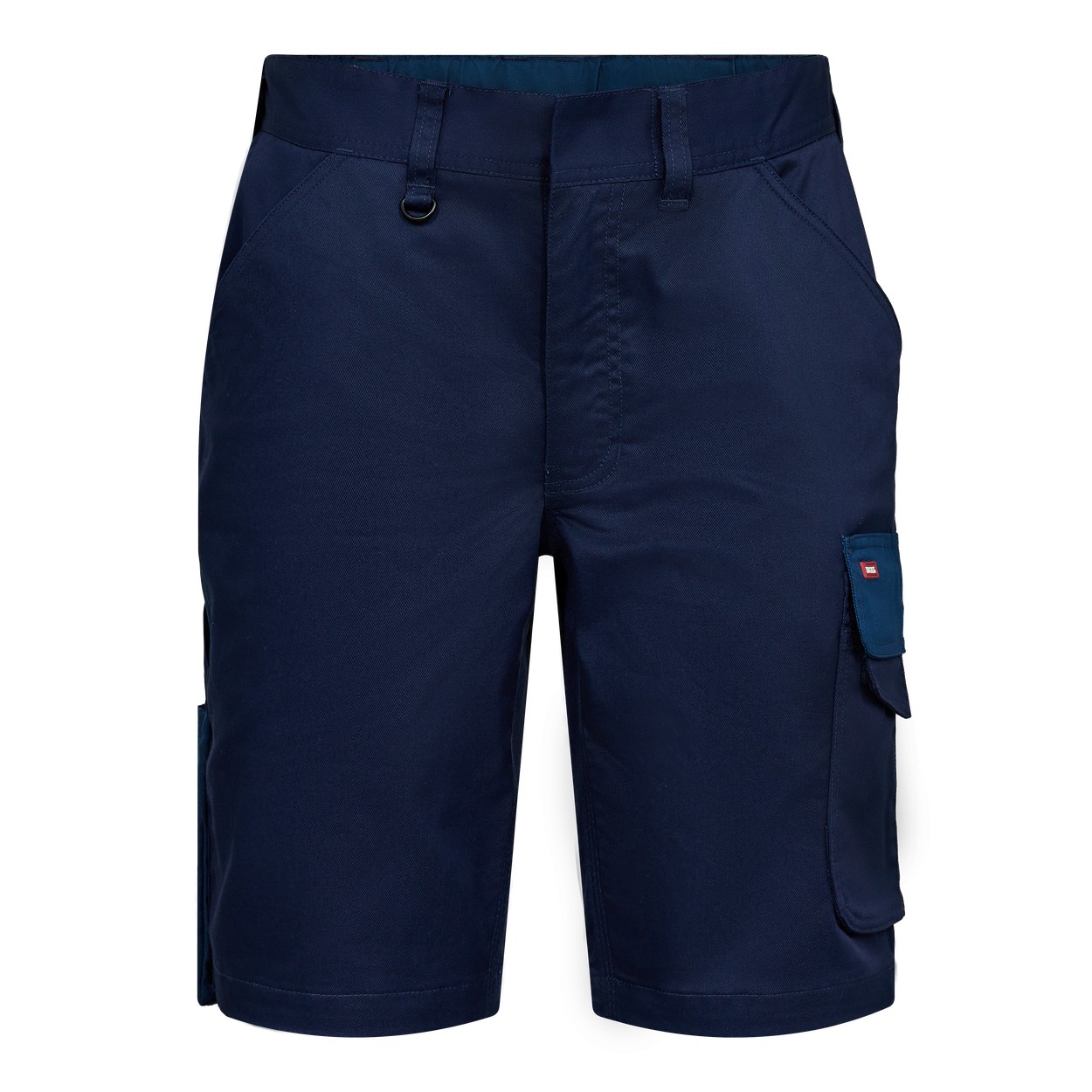 ENGEL Galaxy 6809-255 Arbeitsshorts mit 2-Wege-Stretch in Blue Ink/Dark Petrol – Vorderansicht