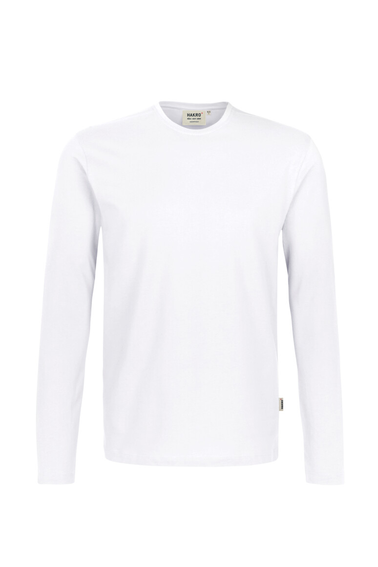 HAKRO 278 Longsleeve Heavy in Weiß – Vorderansicht
