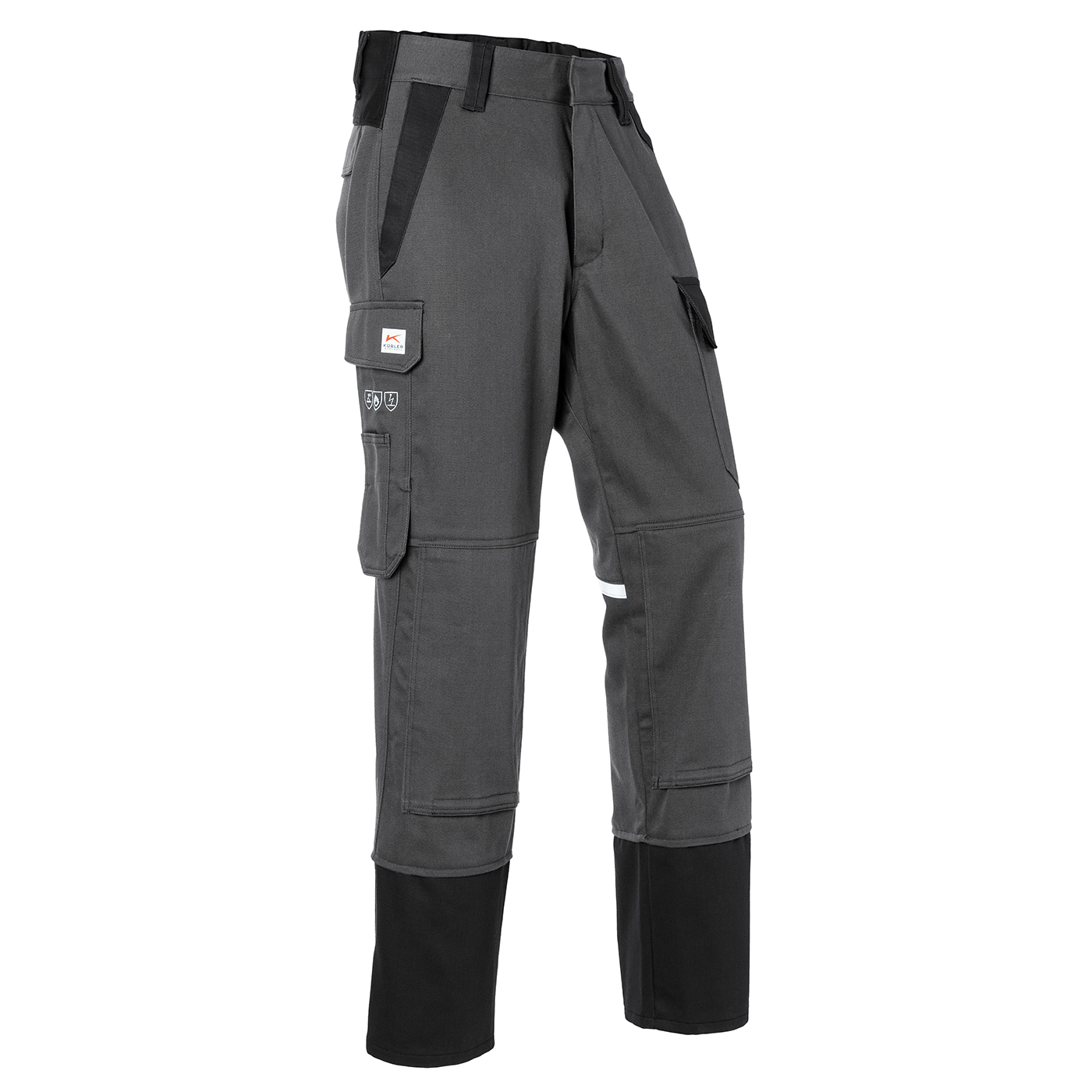 KÜBLER PROTECTIQ WELDING Hose PSA 3 in Anthrazit/Schwarz – Vorderansicht