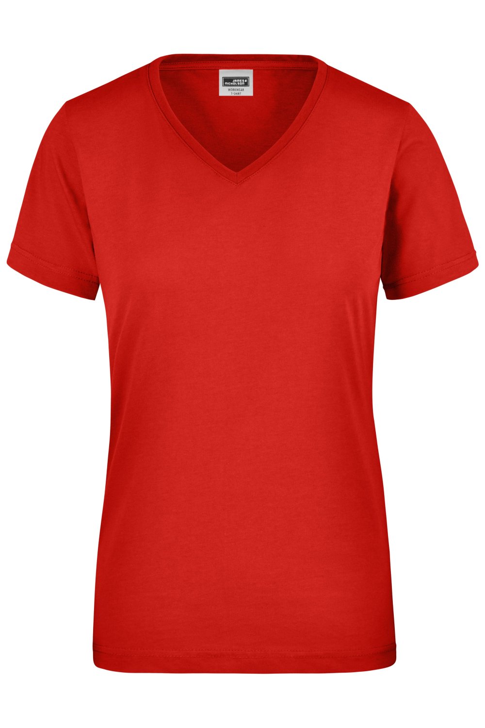 Daiber Ladies' Workwear T-Shirt in Red – Vorderansicht