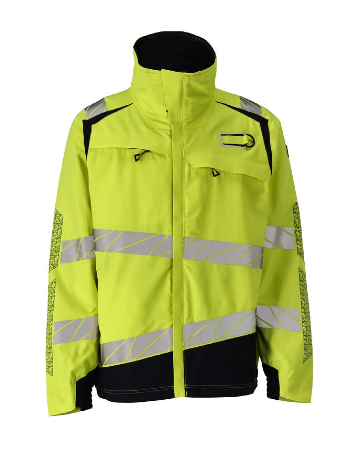 MASCOT Accelerate Multisafe Jacke in Hi-Vis Gelb/Schwarzblau – Vorderansicht