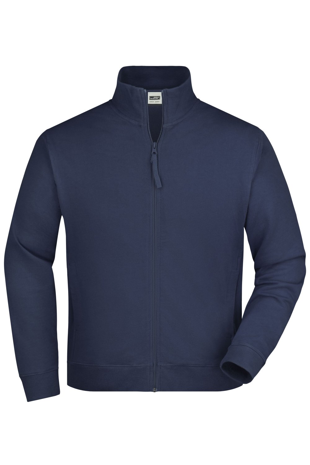Daiber Sweat Jacket in Navy – Vorderansicht