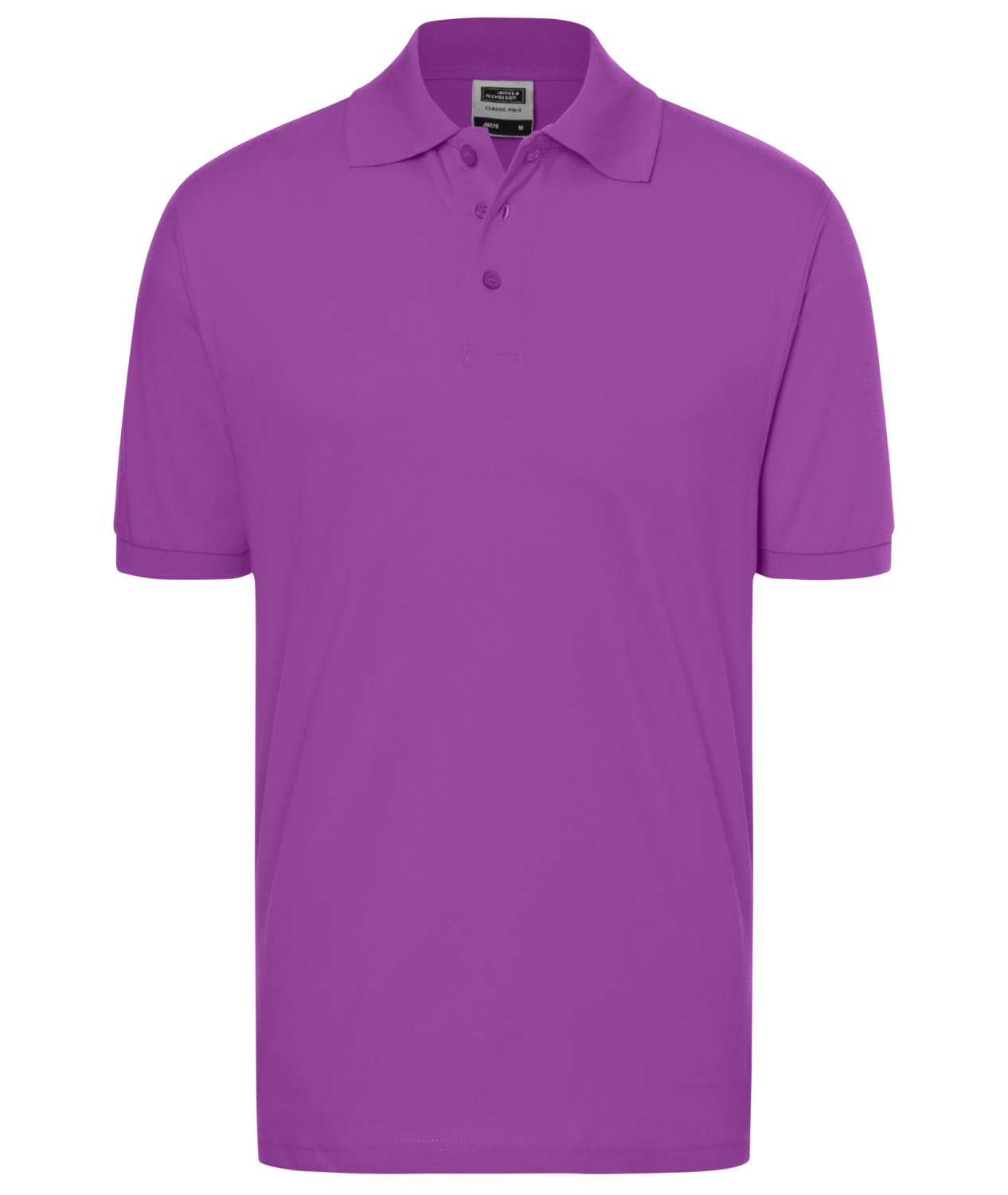 Daiber Classic Polo in Purple – Vorderansicht