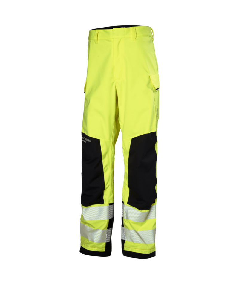 Helly Hansen Workwear FYRE SHELL PANT in Gelb/Anthrazit – Vorderansicht