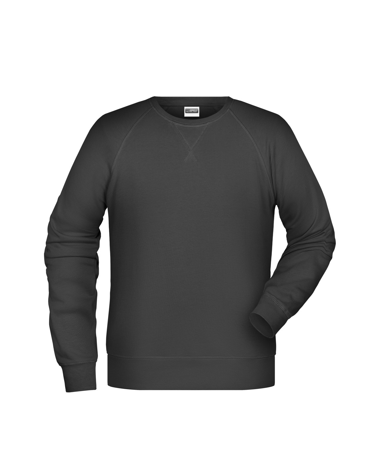 Daiber Men's Sweat OCS Blended & RCS in Black – Vorderansicht