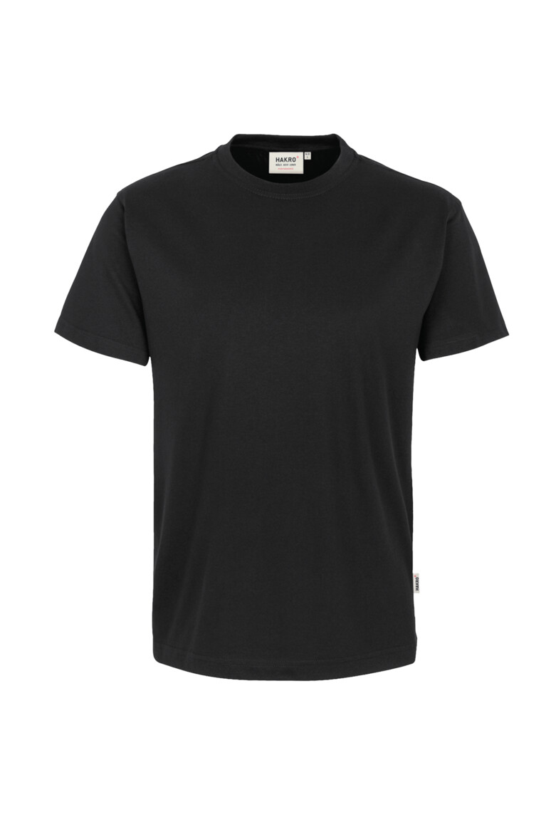HAKRO 281 T-Shirt MIKRALINAR® in Schwarz – Vorderansicht
