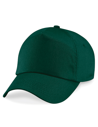 Beechfield Original 5 Panel Cap in Bottle Green – Vorderansicht