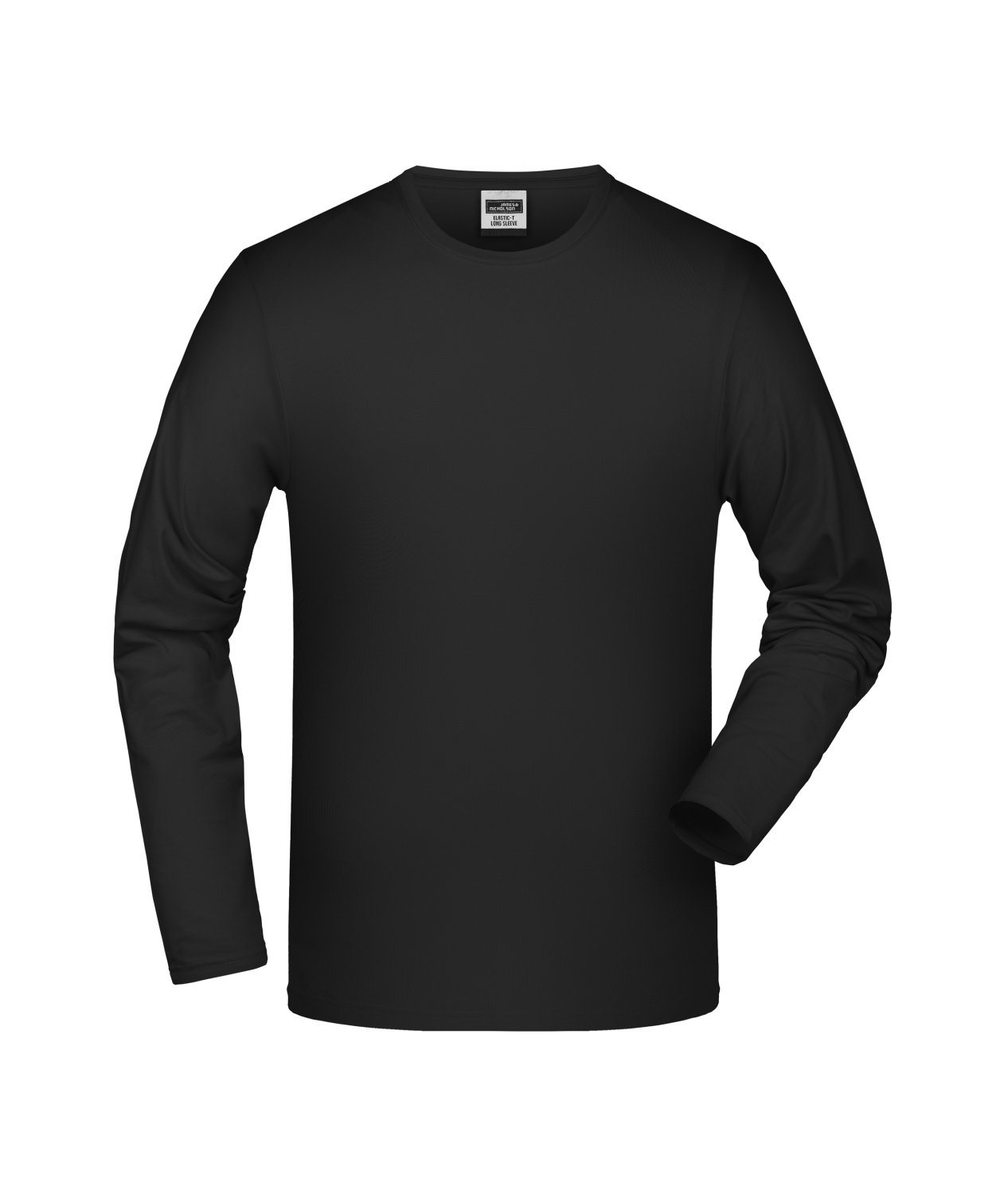 Daiber Elastic-T Long-Sleeved in Black – Vorderansicht