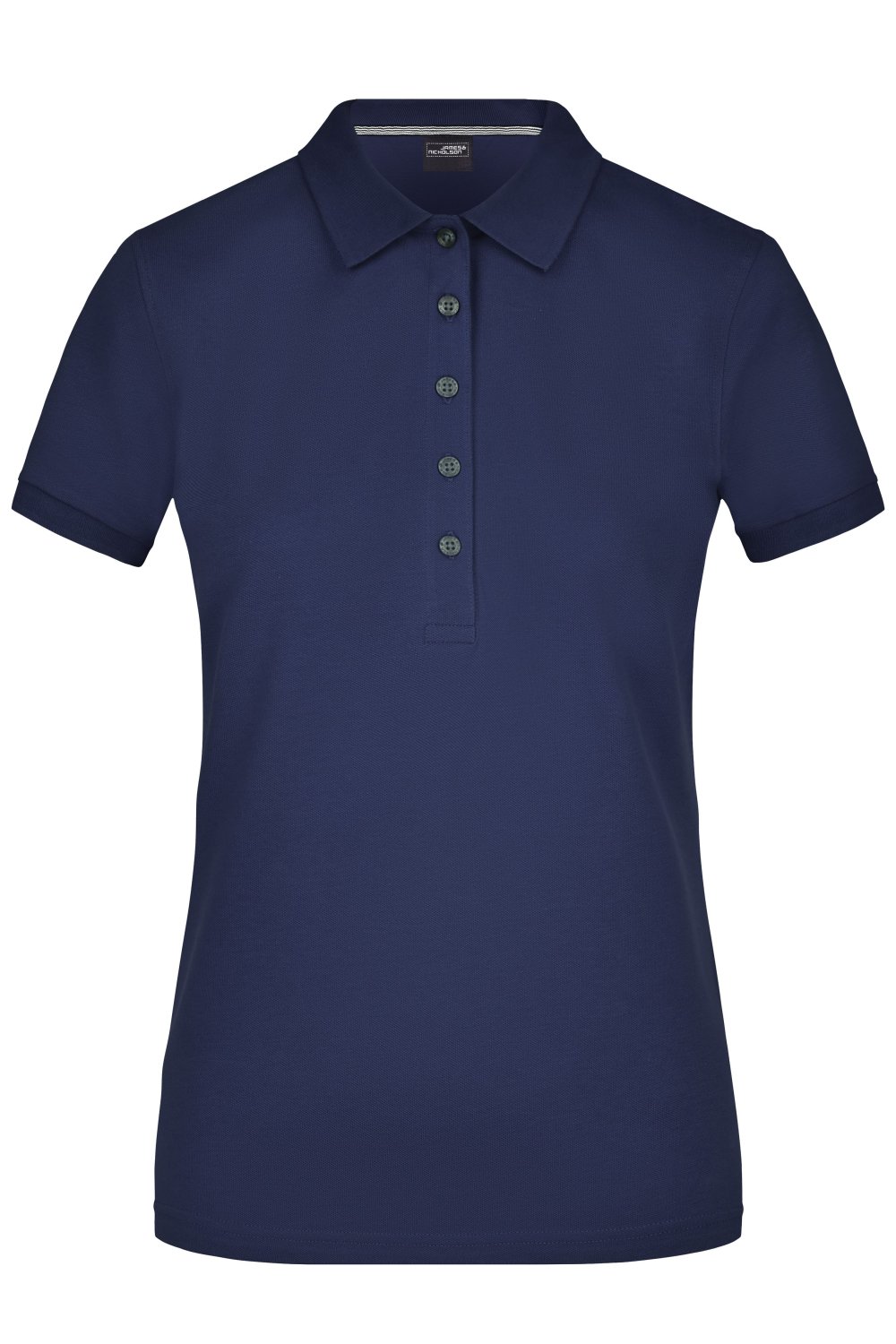 Daiber Ladies' Pima Polo in Navy – Vorderansicht