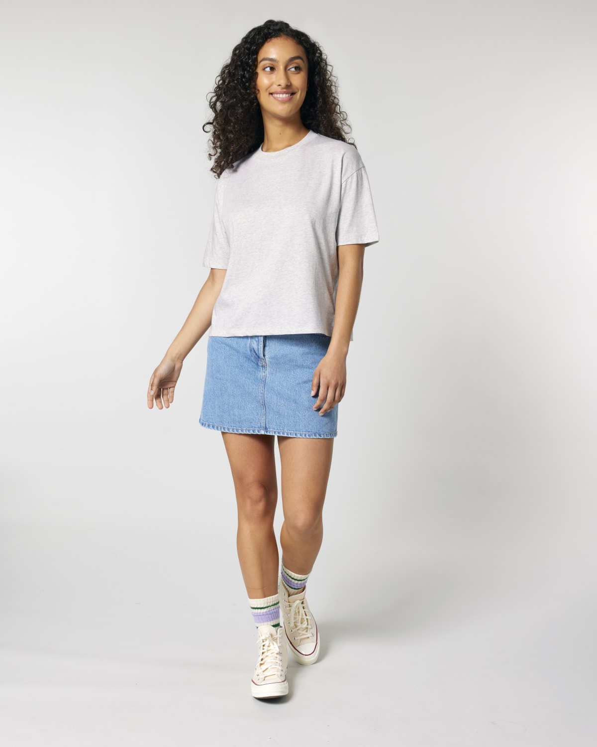 Stanley Stella Stella Nova in Cool Heather Grey – Modellansicht