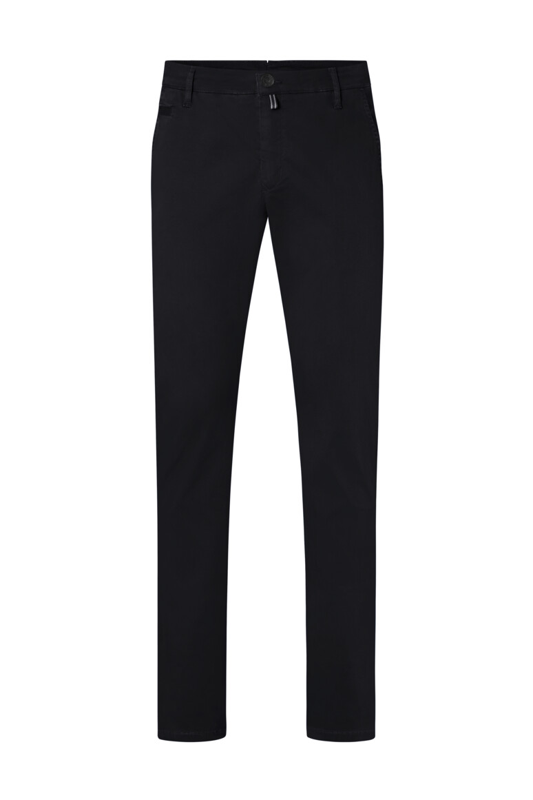 HAKRO 707 Chinohose X-Stretch in Schwarz – Vorderansicht