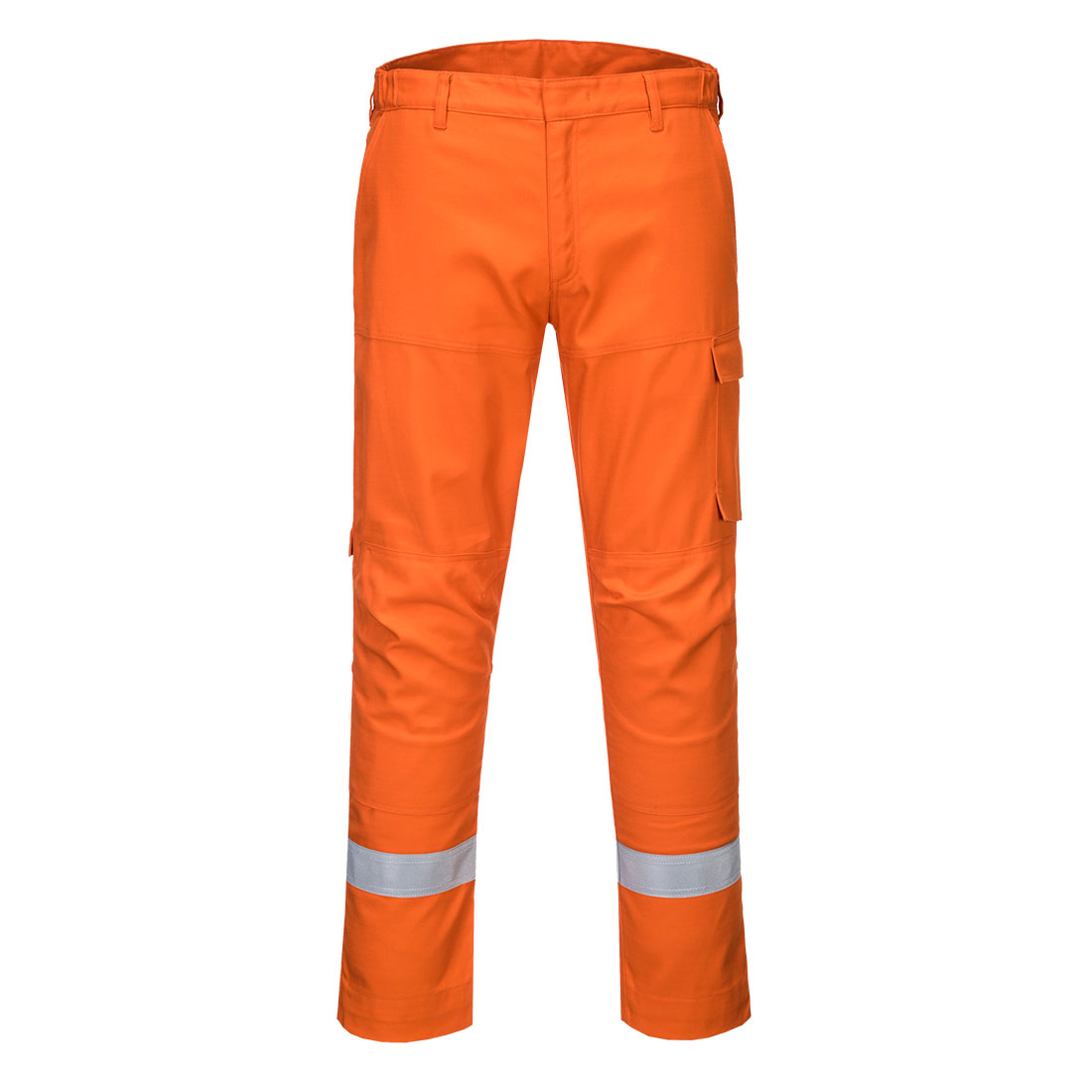 Portwest Bizflame Industry FR Trousers in Orange – Vorderansicht