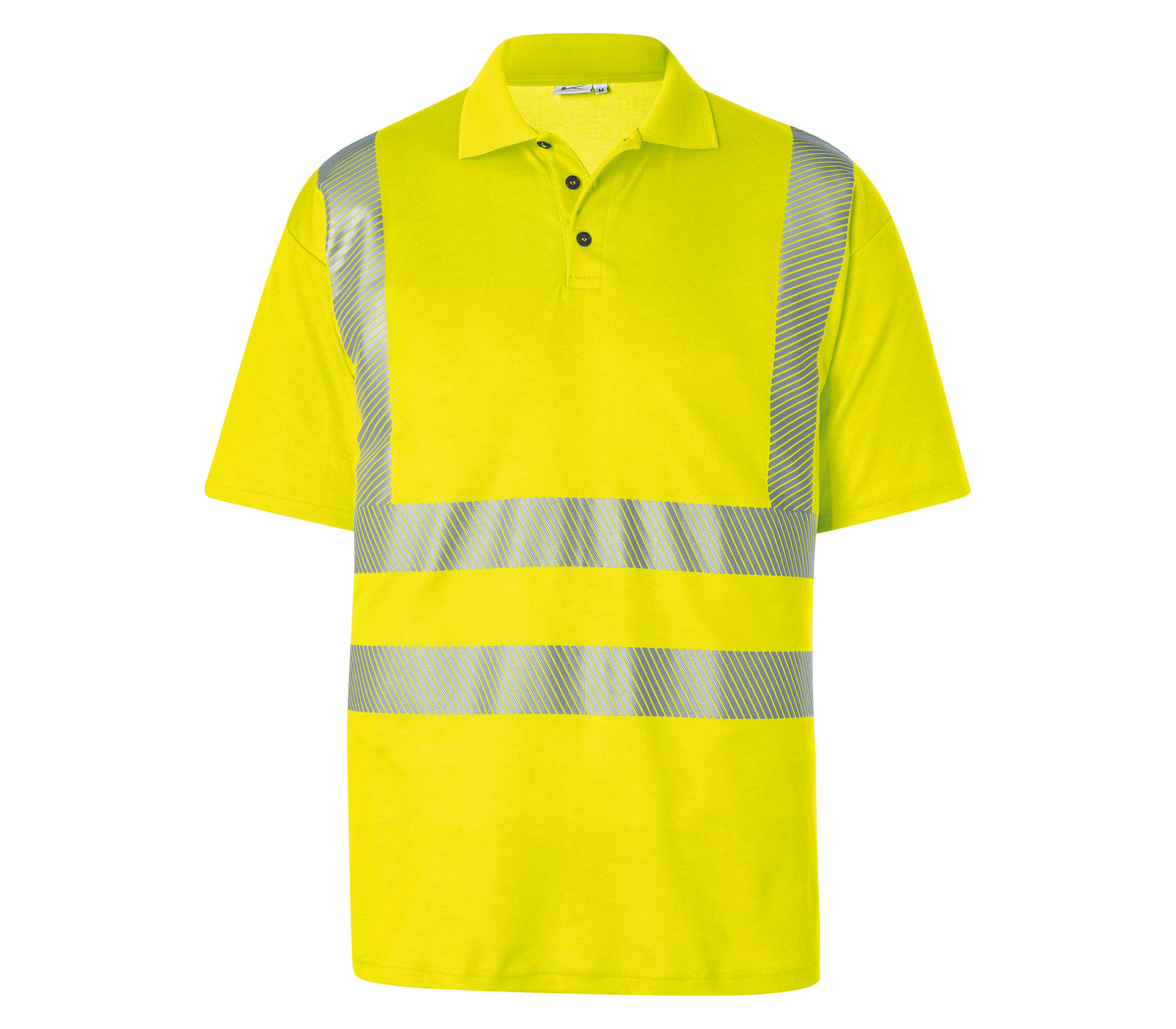 KÜBLER REFLECTIQ Polo PSA 2 in Warngelb – Vorderansicht