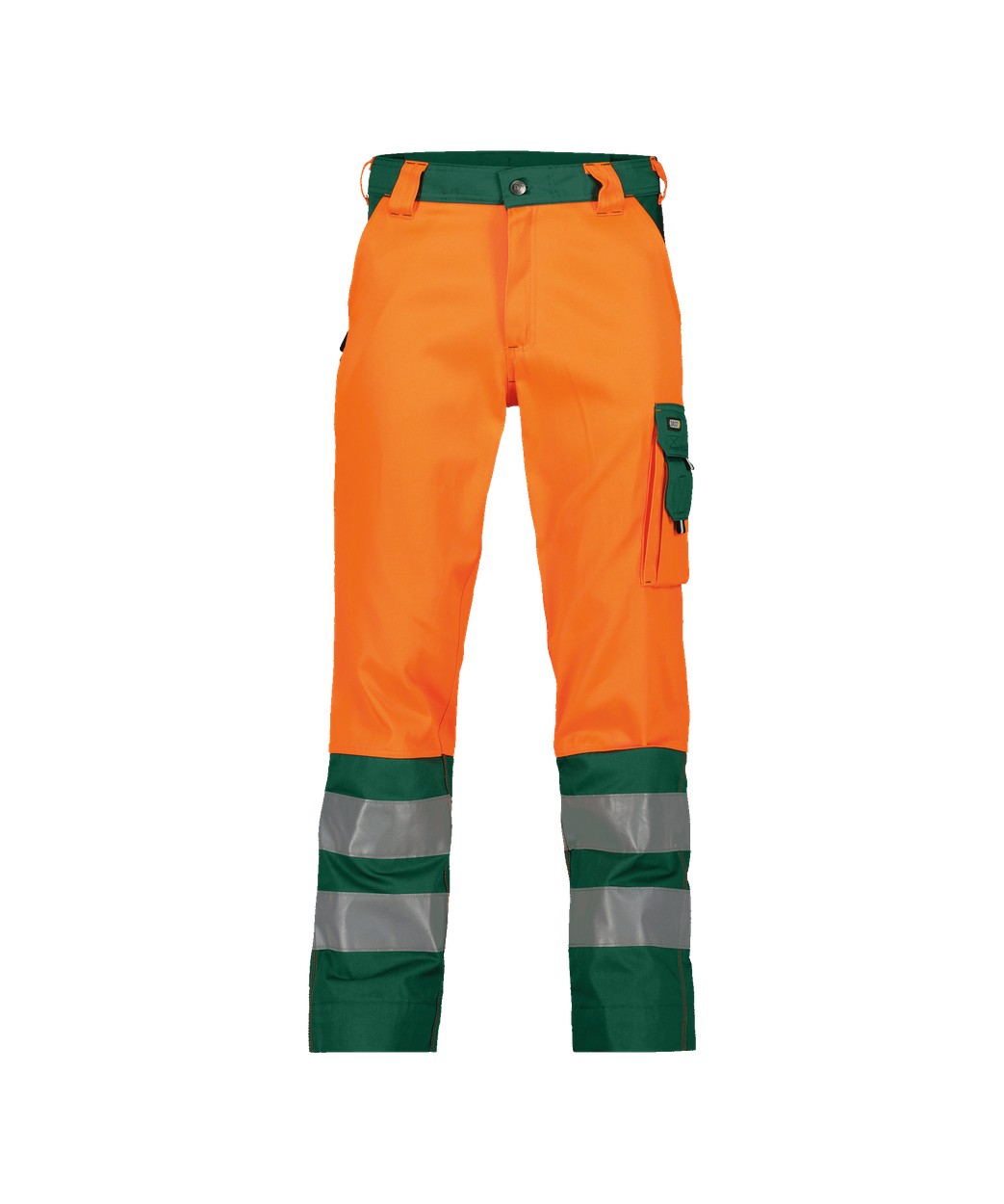 DASSY® Lancaster in Neonorange/Flaschengrün – Vorderansicht
