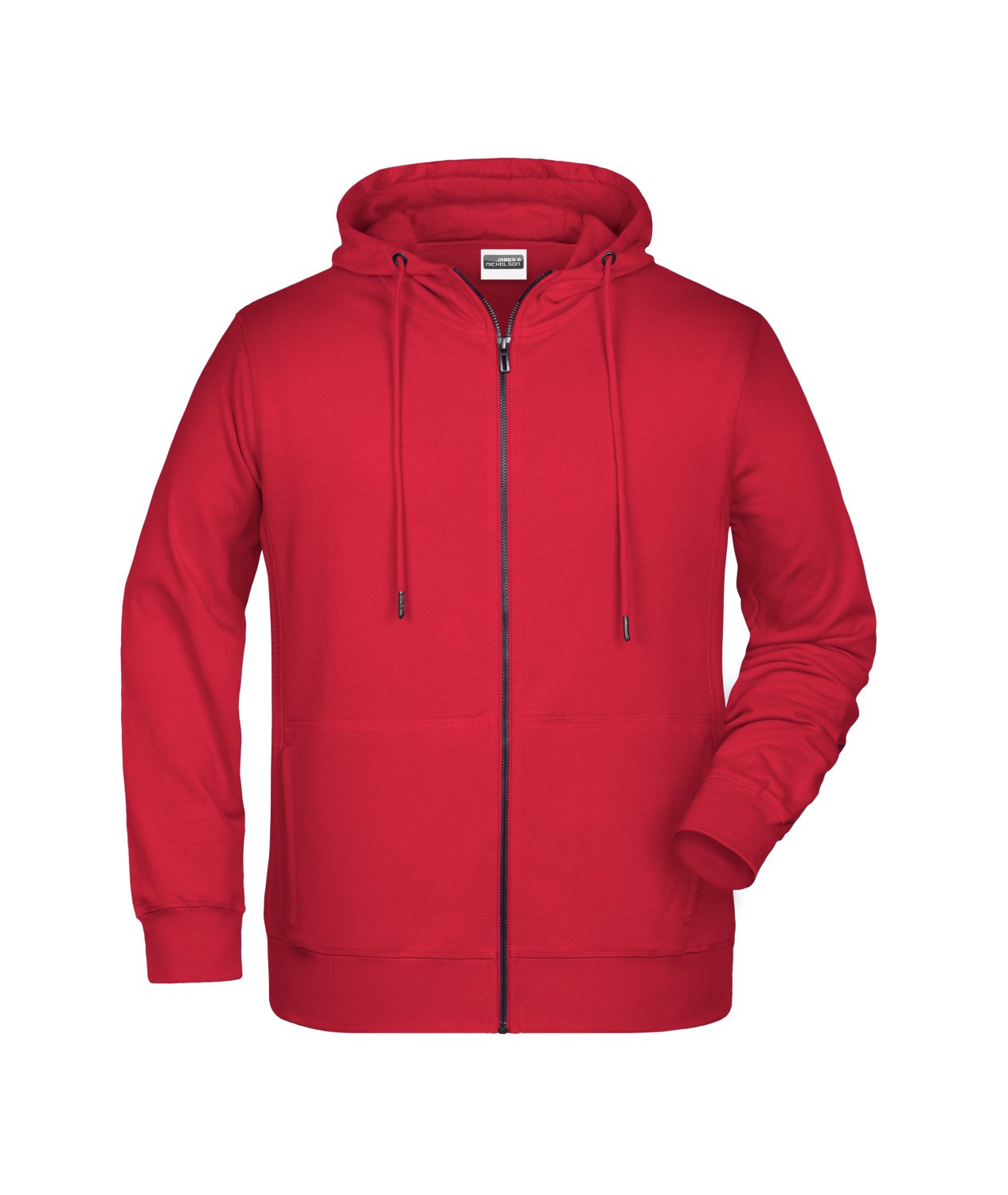 Daiber Men's Zip Hoody OCS Blended & RCS in Red – Vorderansicht