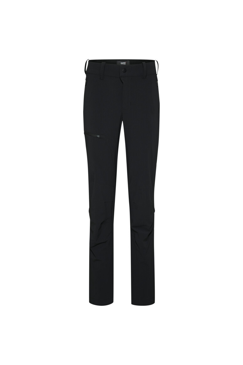 HAKRO 741L Funktionshose X-Stretch in Schwarz – Vorderansicht