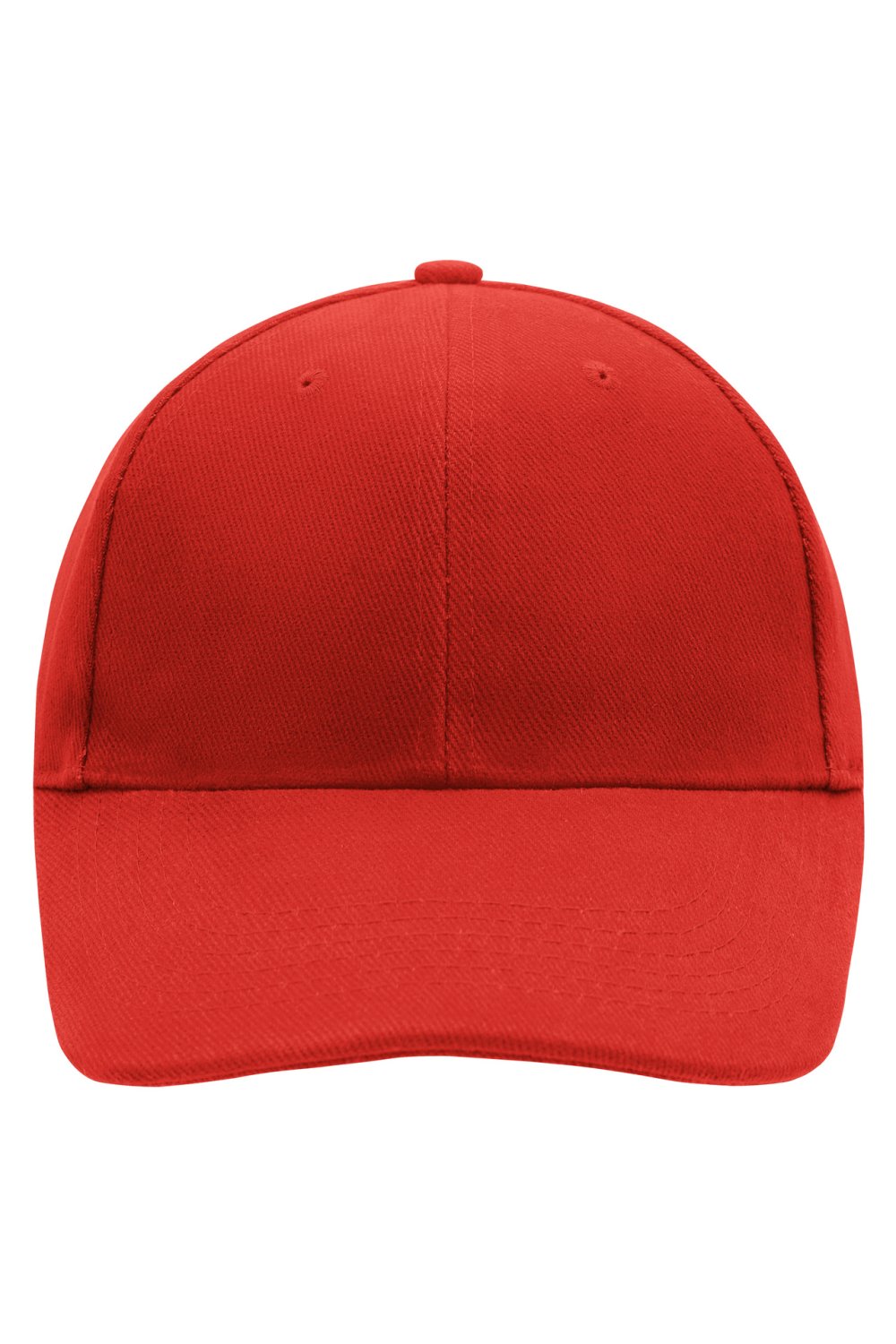 Daiber 6 Panel Cap Low-Profile in Red – Vorderansicht