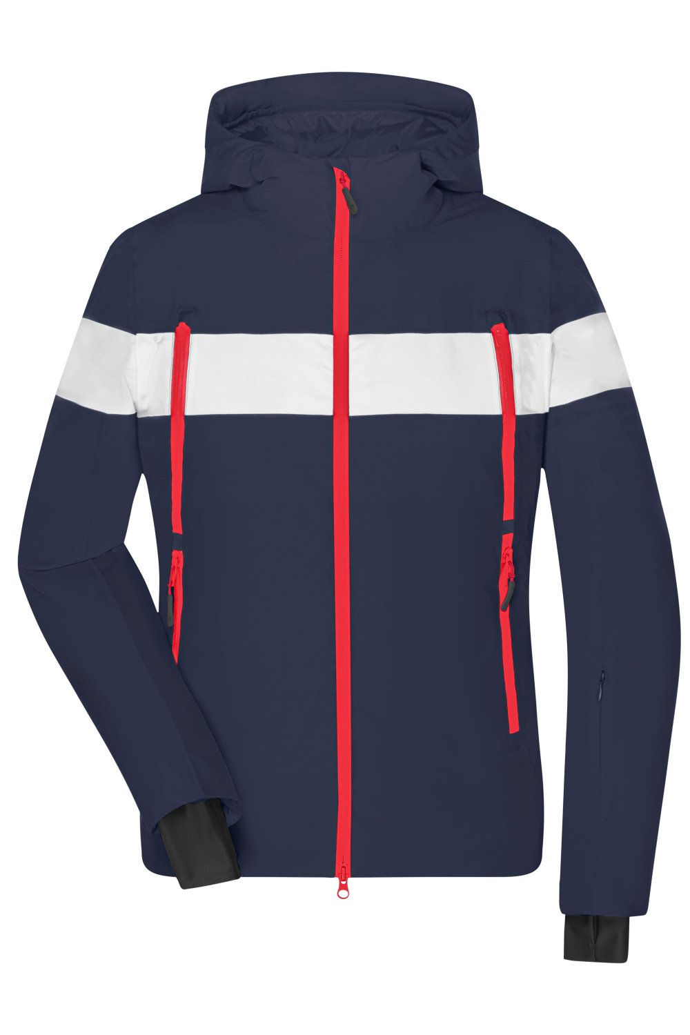 Daiber Ladies' Wintersport Jacket in Navy/White – Vorderansicht