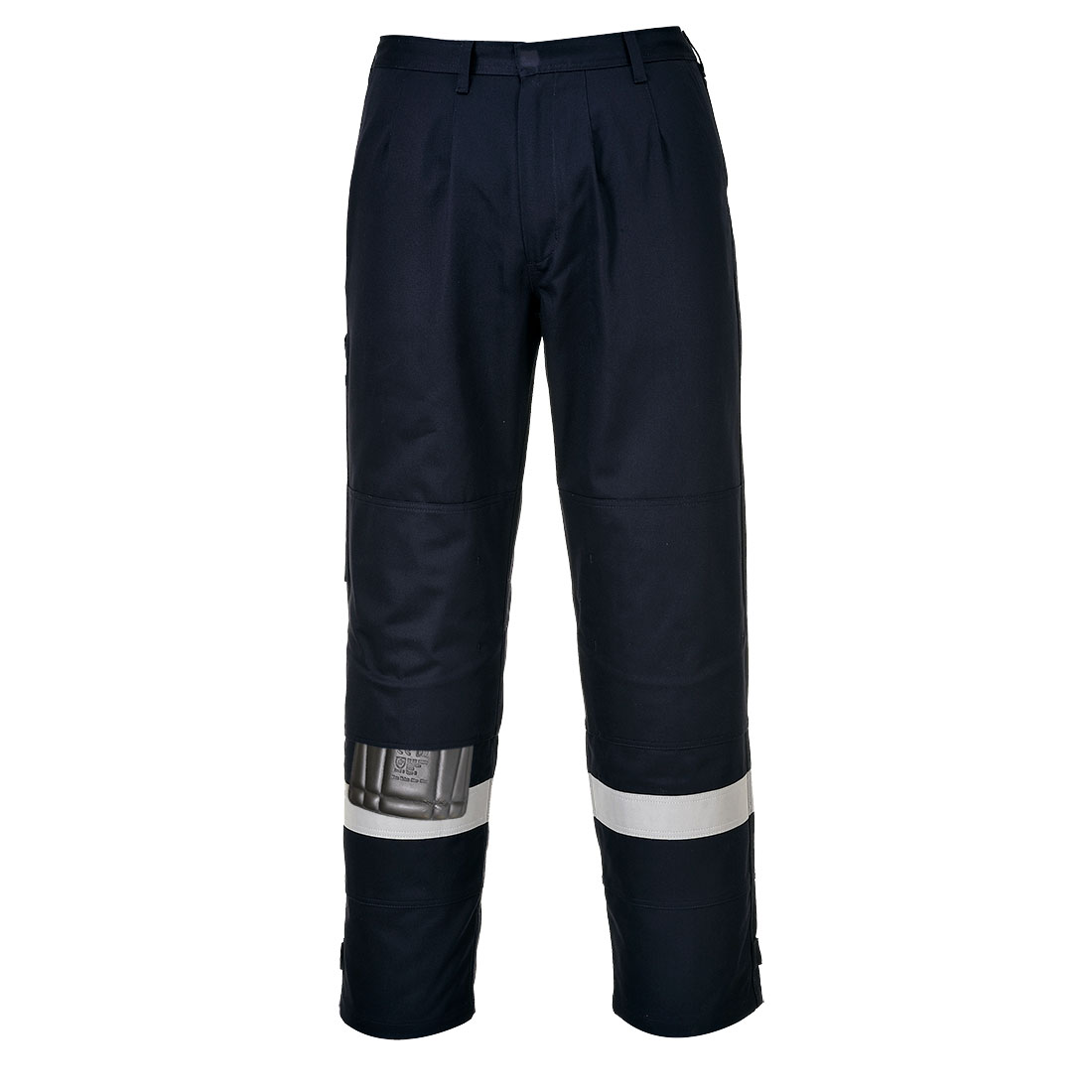 Portwest Bizflame Work FR Women's Trousers in Marine – Vorderansicht