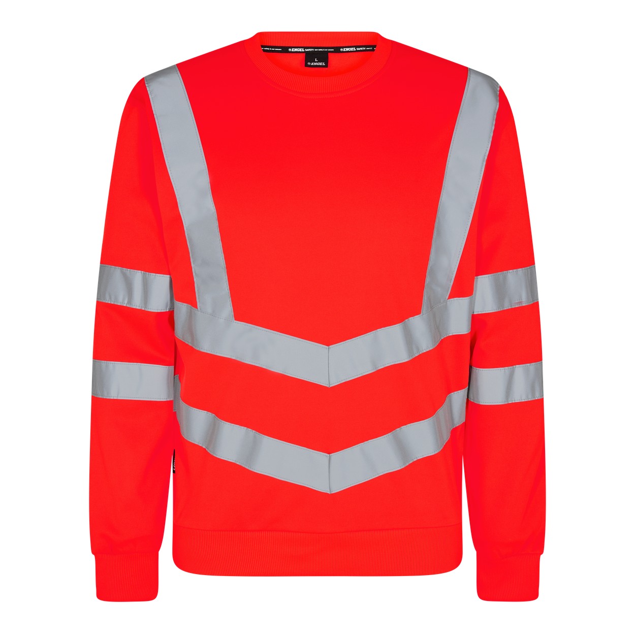 ENGEL Safety 8021-241 Sweatshirt in Rot – Vorderansicht