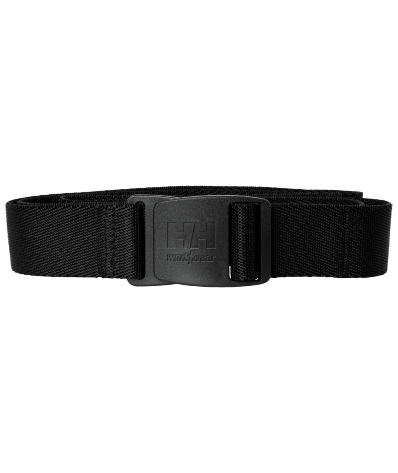 Helly Hansen Workwear HH BELT W. PLASTIC BUCKLE in Schwarz – Vorderansicht