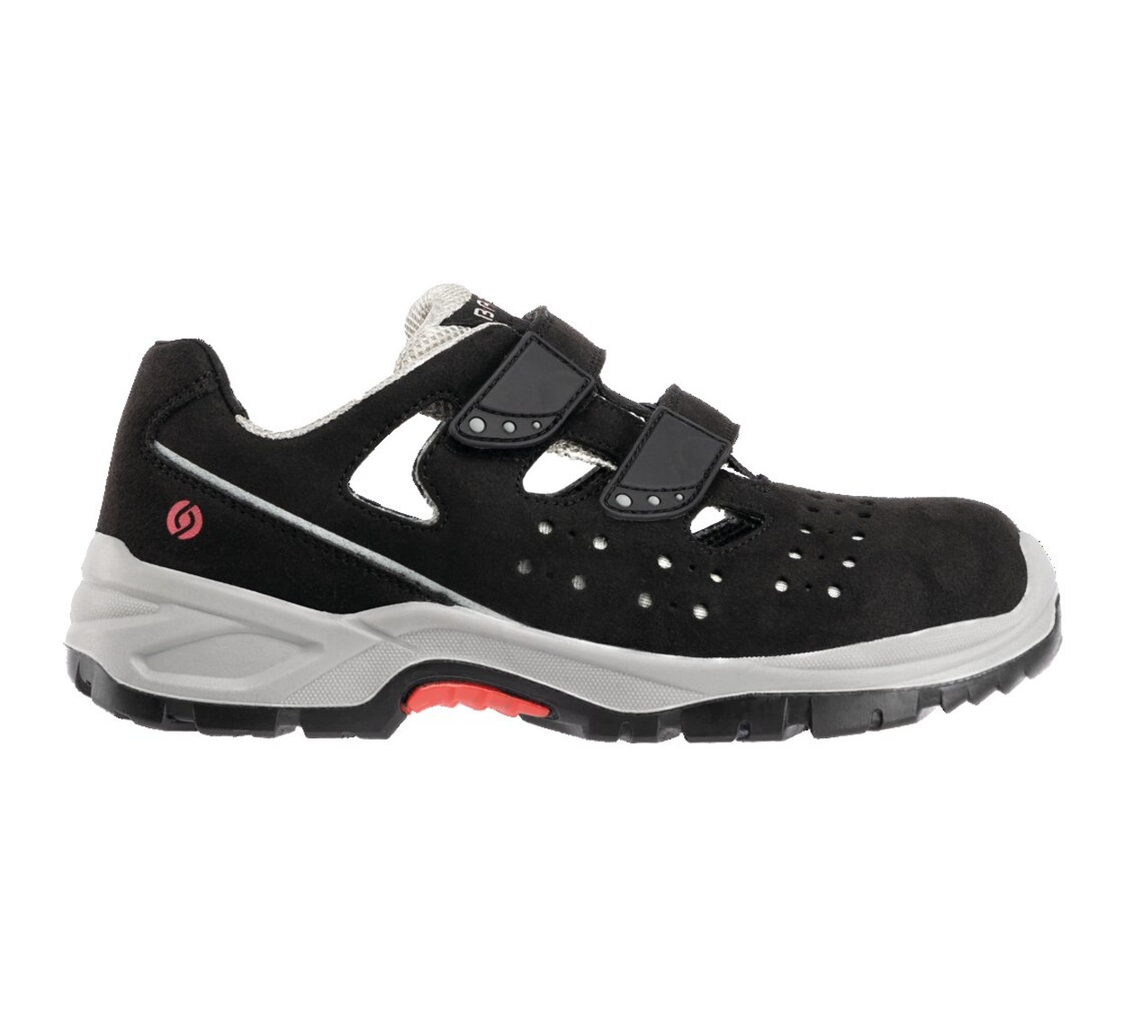 BAAK Sandale S1P SRC ESD HARDY in Schwarz – Vorderansicht