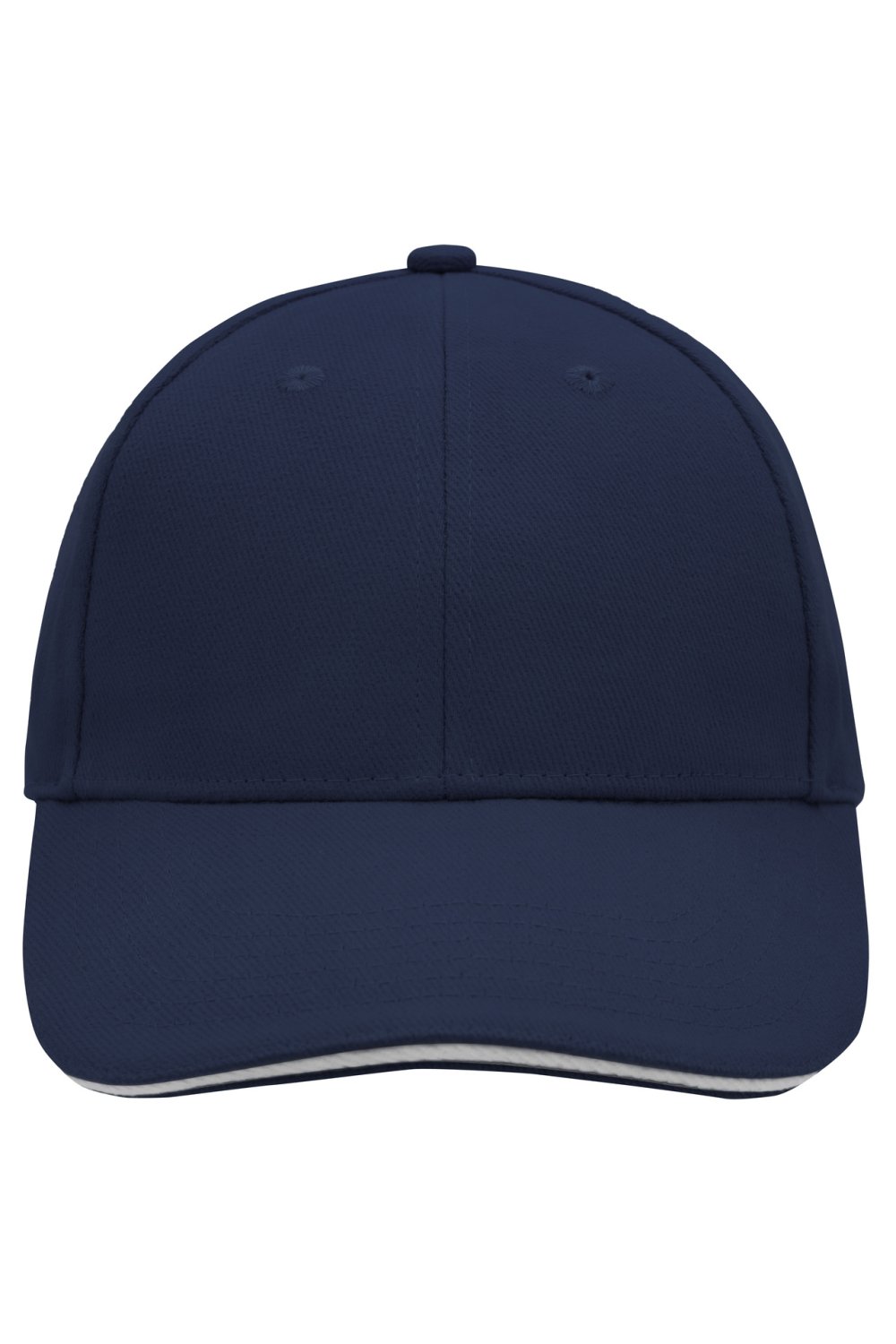 Daiber 6 Panel Sandwich Cap in Navy/White – Vorderansicht